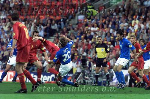 Brussel, 14 juni 2000
Belgie-Italie, eindstand 0-2
Francesco Totti (20)
Europees Kampioenschap voetbal 2000