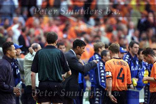 Amsterdam 29 juni 2000
Nederland-Italie 0-0 euro 2000
Frank Rijkaard en Frank de Boer
Europees Kampioenschap Voetbal 2000