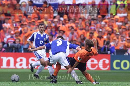 Rotterdam, 25 juni 2000   Euro 2000
Nederland-Yougoslavie, eindstand 6-1
4 doelpunten Patrick kluivert en 2 x Marc Overmars
Frank de Boer
Europees Kampioenschap Voetbal 2000