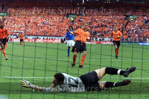 Amsterdam 29 juni 2000
Nederland-Italie 0-0 euro 2000
Frank de Boer mist 1e penalty
Europees Kampioenschap Voetbal 2000