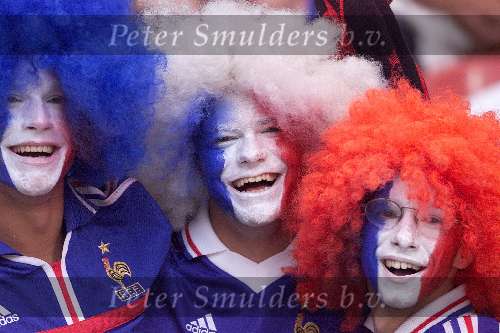 Amsterdam 21 juni 2000 euro 2000
Nederland-Frankrijk 3-2
Franse supporters
Europees Kampioenschap Voetbal 2000