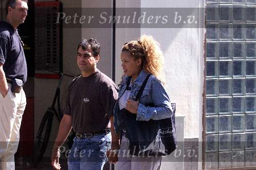 Amsterdam 2 juni 2000
Glennis Grace met nieuwe vriend.