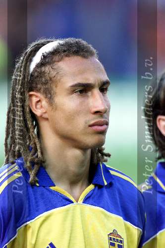 Eindhoven, 19 juni 2000   Euro 2000
Italie-Zweden  eindstand 2-1
Henrik Larsson
Europees Kampioenschap Voetbal 2000