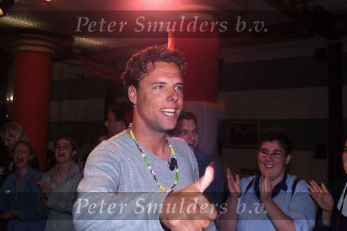 Hilversum 5 juni 2000
De laatste avond van DE BUS  in studio 22
Iwan de Bus , nummer 2 verlaat de bus
