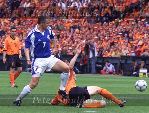 Rotterdam, 25 juni 2000   Euro 2000
Nederland-Yougoslavie, eindstand 6-1
4 doelpunten Patrick kluivert en 2 x Marc Overmars
Jaap Stam
