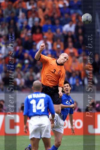 Amsterdam 29 juni 2000
Nederland-Italie 0-0 euro 2000
Jaap Stam  en  Gianluca Pessotto
Europees Kampioenschap Voetbal 2000