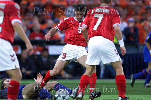Rotterdam 16 juni 2000 Euro 2000
Nederland-Denemarken, eindstand 3-0
Jan Heintze
Europees Kampioenschap Voetbal 2000