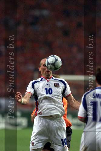 Amsterdam 11 juni 2000
Nederland-Tjechie 1-0 tijdens EK
Jan Koller in aktie
Europees Kampioenschap Voetbal 2000