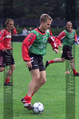 Landgraaf 6 juni 2000
Training Denemarken met Jan Heintze, Jon Dahl Tomasson en Jesper Gronkjaer
Europees Kampioenschap Voetbal 2000