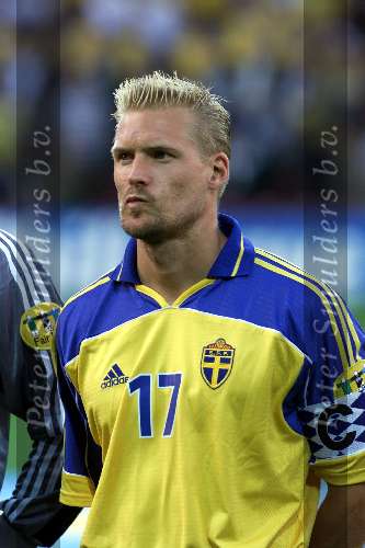 15 juni 2000
Turkije-Zweden, eindstand 0-0
Johan Mjallby
Europees Kampioenschap Voetbal 2000