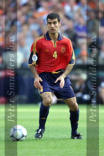 Spanje-Noorwegen, eindstand 0-1
Rotterdam, 13 juni 2000
Josep Guardiola
Europees Kampioenschap Voetbal 2000