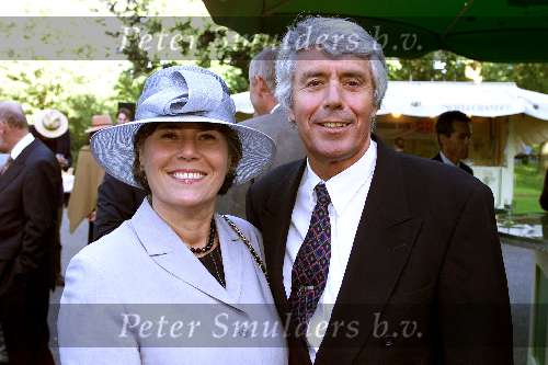 Breukelen 7 juni 2000
Haringparty op Nijenrode.
Klaas Wilting met zijn vrouw