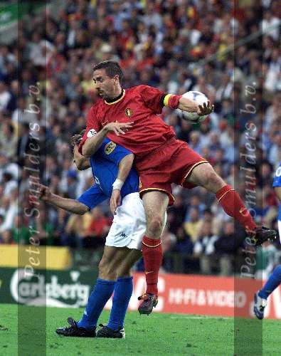 Brussel, 14 juni 2000
Belgie-Italie, eindstand 0-2
Lorenzo Staelens
Europees Kampioenschap voetbal 2000