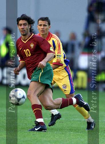Arnhem, 17 juni 2000  Euro 2000
Roemenie-Portugal, eindstand 0-1
Manuel Rui Costa 
Europees Kampioenschap Voetbal 2000