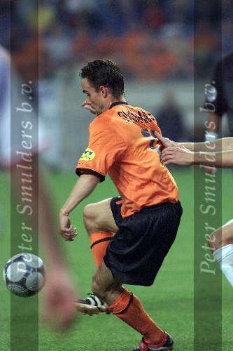 Amsterdam 11 juni 2000
Nederland-Tjechie 1-0 tijdens EK
Marc Overmars shirtje trekken
Europees Kampioenschap Voetbal 2000