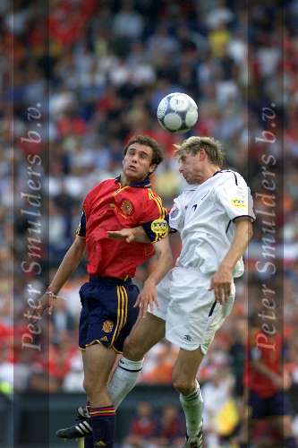 Spanje-Noorwegen, eindstand 0-1
Rotterdam, 13 juni 2000
Michel Salgado
Europees Kampioenschap Voetbal 2000