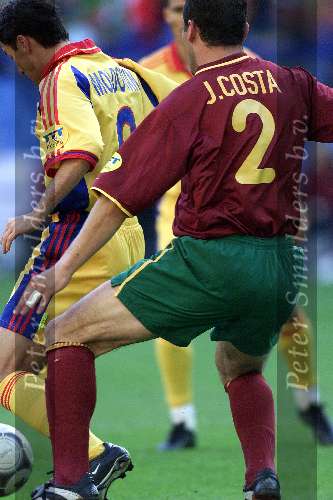 Arnhem, 17 juni 2000  Euro 2000
Roemenie-Portugal, eindstand 0-1
Aan de bal Moldovan  (Jorge Costa(2)
Europees Kampioenschap Voetbal 2000