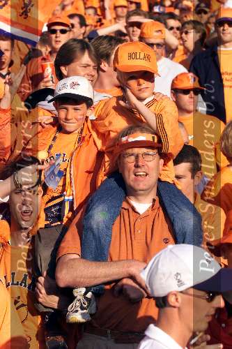 Rotterdam, 16 juni 2000 Euro 2000
Nederland-Denemarken, eindstand 3-0
supporters Nederlands elftal
Europees Kampioenschap Voetbal 2000