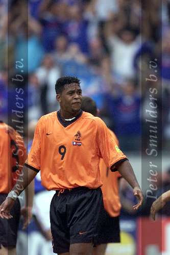 Amsterdam 21 juni 2000 euro 2000
Nederland-Frankrijk 3-2
Patrick Kluivert  boos
Europees Kampioenschap Voetbal 2000