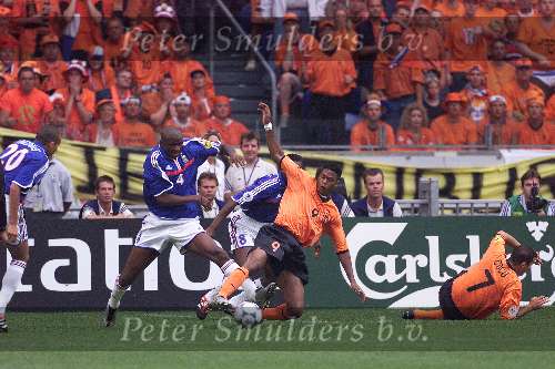 Amsterdam 21 juni 2000 euro 2000
Nederland-Frankrijk 3-2
Vieira en Patrick Kluivert