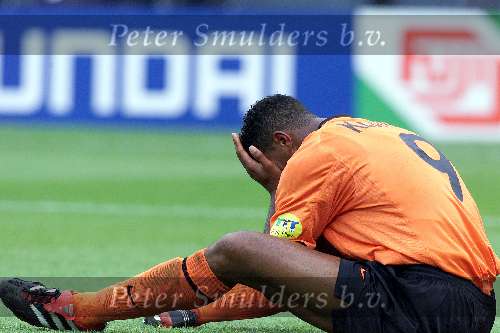 Rotterdam, 25 juni 2000   Euro 2000
Nederland-Yougoslavie, eindstand 6-1
4 doelpunten Patrick kluivert 
Patrick Kluivert   geblesseerd
Europees Kampioenschap Voetbal 2000