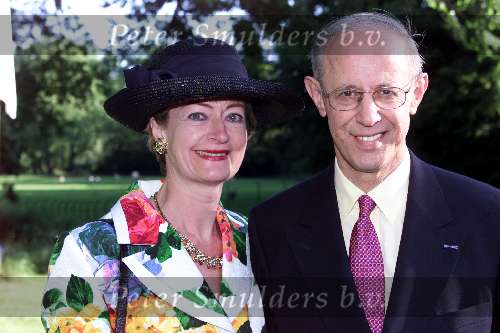 Breukelen 7 juni 2000
Haringparty op Nijenrode.
Paul Nouwen met vriendin