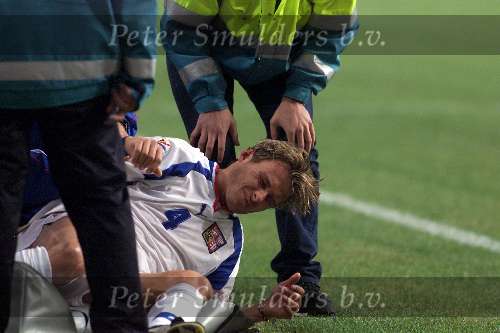 Amsterdam 11 juni 2000
Nederland-Tjechie 1-0 tijdens EK
Pavel Nedved blessure
Europees Kampioenschap Voetbal 2000