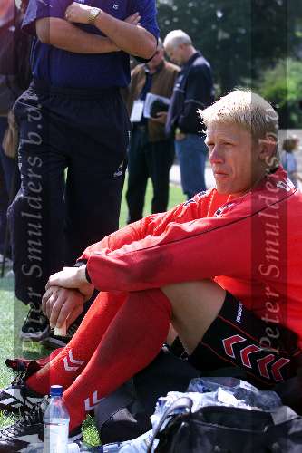 Landgraaf 6 juni 2000
Training Denemarken met Jan Heintze, Jon Dahl Tomasson en Jesper Gronkjaer
Peter Schmeichel
Europees Kampioenschap Voetbal 2000