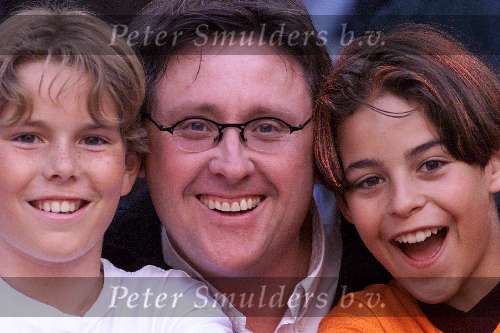 Amsterdam 29 juni 2000
Nederland-Italie 0-0 euro 2000
Robbie Hofman met 2 jongens
Europees Kampioenschap Voetbal 2000
