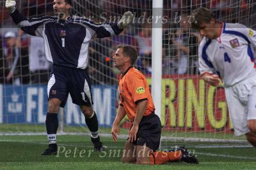 Amsterdam 11 juni 2000
Nederland-Tjechie 1-0 tijdens EK
Ronald de Boer
Europees Kampioenschap Voetbal 2000