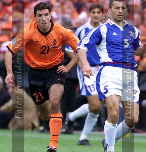 Rotterdam, 25 juni 2000   Euro 2000
Nederland-Yougoslavie, eindstand 6-1
Patrick Kluivert en Roy Makaay
Europees Kampioenschap Voetbal 2000