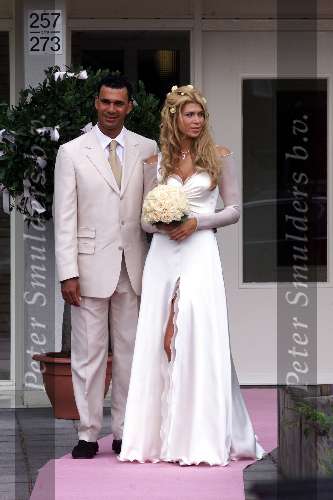 Amsterdam 3 juni 2000
Ruud Gullit en Estelle Gullit trouwen.