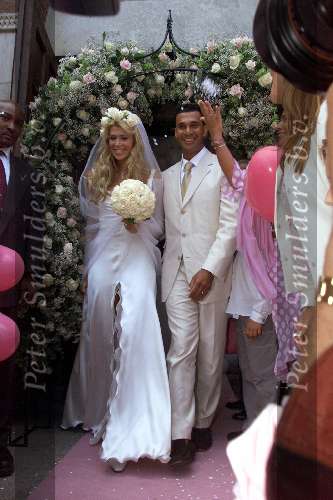 Amsterdam 3 juni 2000
Ruud Gullit en Estelle Gullit trouwen.