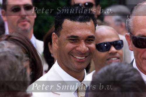 Amsterdam 3 juni 2000
Ruud Gullit en Estelle Gullit trouwen.
