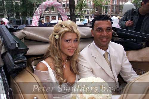 Amsterdam 3 juni 2000
Ruud Gullit en Estelle Gullit trouwen.