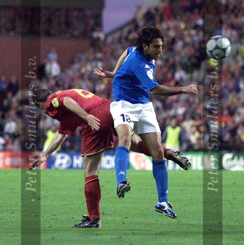 Brussel, 14 juni 2000
Belgie-Italie, eindstand 0-2
Stefano Fiore
Europees Kampioenschap Voetbal 2000