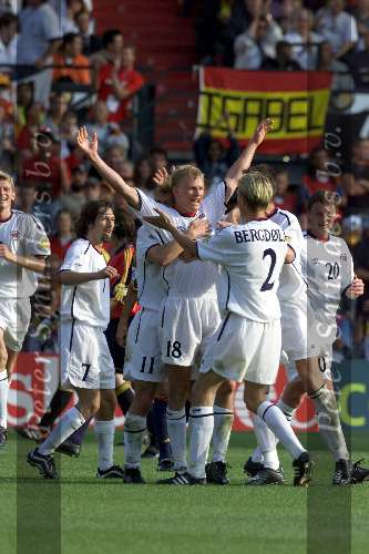 Spanje-Noorwegen, eindstand 0-1
Rotterdam, 13 juni 2000
Steffen Iversen matchwinnaar
Europees Kampioenschap Voetbal 2000