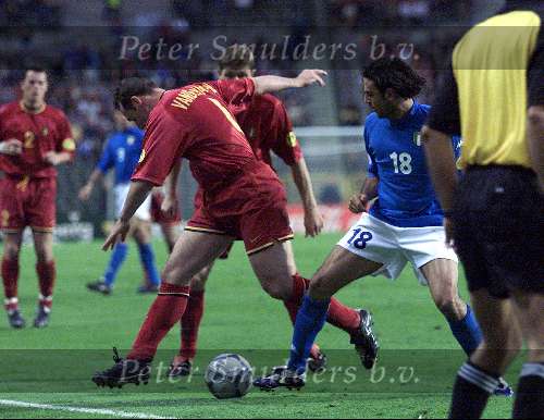 Brussel, 14 juni 2000
Belgie-Italie, eindstand 0-2
Yves Vanderhaeghe
Europees Kampioenschap voetbal 2000