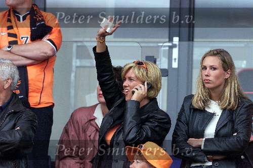 Rotterdam, 25 juni 2000   Euro 2000
Nederland-Yougoslavie, eindstand 6-1
Monique Rijkaard
Europees Kampioenschap Voetbal 2000