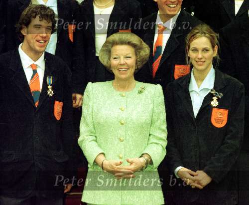Eindhoven 26 juni 2001
Marianne Timmer en Gianni Romme