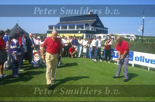 1993 Pieter v Vollenhoven op de eerste tee van de Noordwijksche Golfclub bij een pro-am
Frans Severeijns
Golfen
