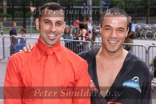 Utrecht 24 juni 2001
Premiere van Saturday Night Fever in Utrecht
Stanley Burleson met vriend