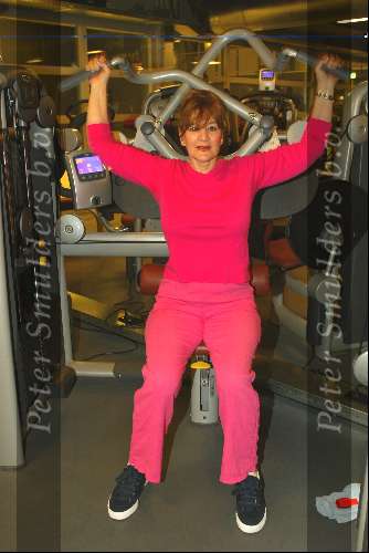 Amstelveen 21 juni 2002
Anita Blokziel in sportschool