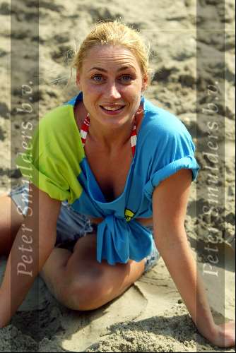 Rotterdam 2 juni 2002
Beachvolleybal tournoor van THE BAR
Anneke Beukman