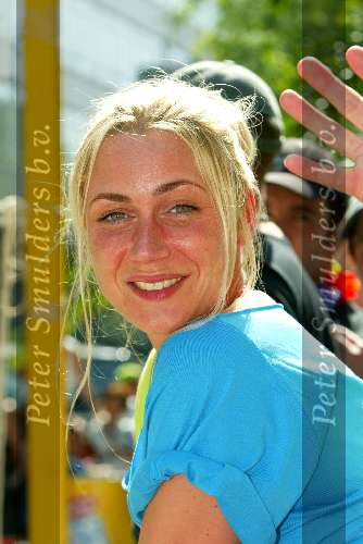 Rotterdam 2 juni 2002
Beachvolleybal tournoor van THE BAR
Anneke Beukman