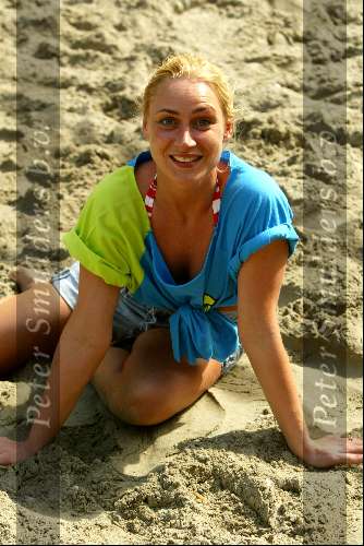 Rotterdam 2 juni 2002
Beachvolleybal tournoor van THE BAR
Anneke Beukman