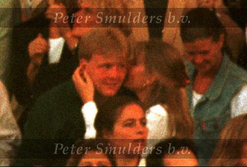 Emily Bremers, vriendin vanPrins Willem-Alexander hier op de foto gemaakt tijdens een concert van Rene Forger in \\\