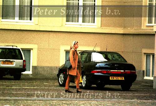 Emily Bremers, vriendin von Prins Willem-Alexander
24-09-1997 bij het paleis van de prins
 Foto Peter Smulders Eindhoven BV .