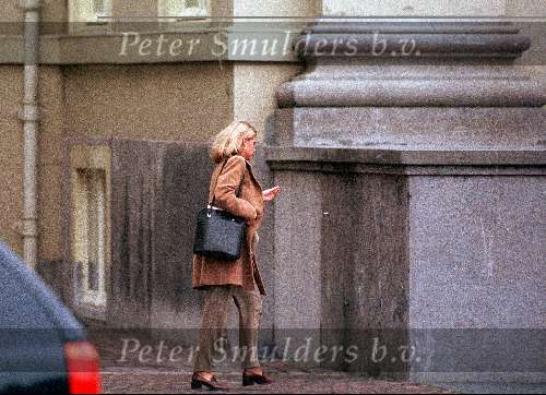 Emily Bremers bij aankomst paleis  25 juni 1998