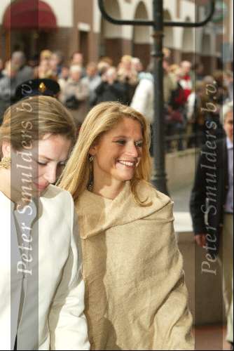Scheveningen 27 januari 2002
Brunch van Maxima en Prins Willem Alexander in het Kurhaus. 
Emily Bremers